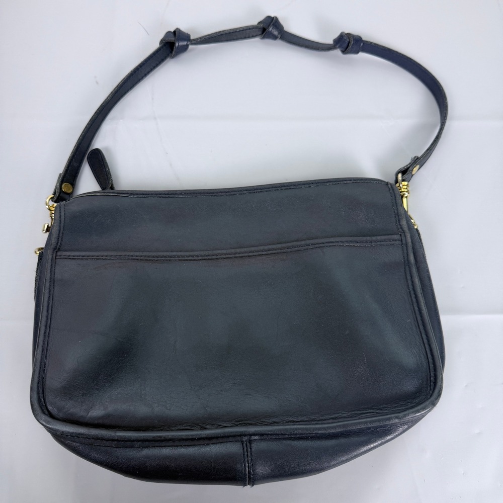 Vintage Partners by Mervyns Black Leather Crossbody Bag